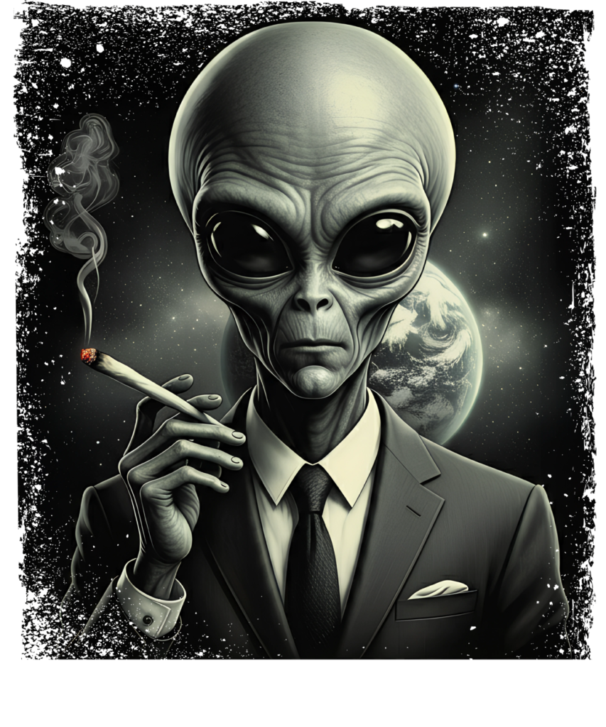 Alien WEED 2 – majica sa štampom