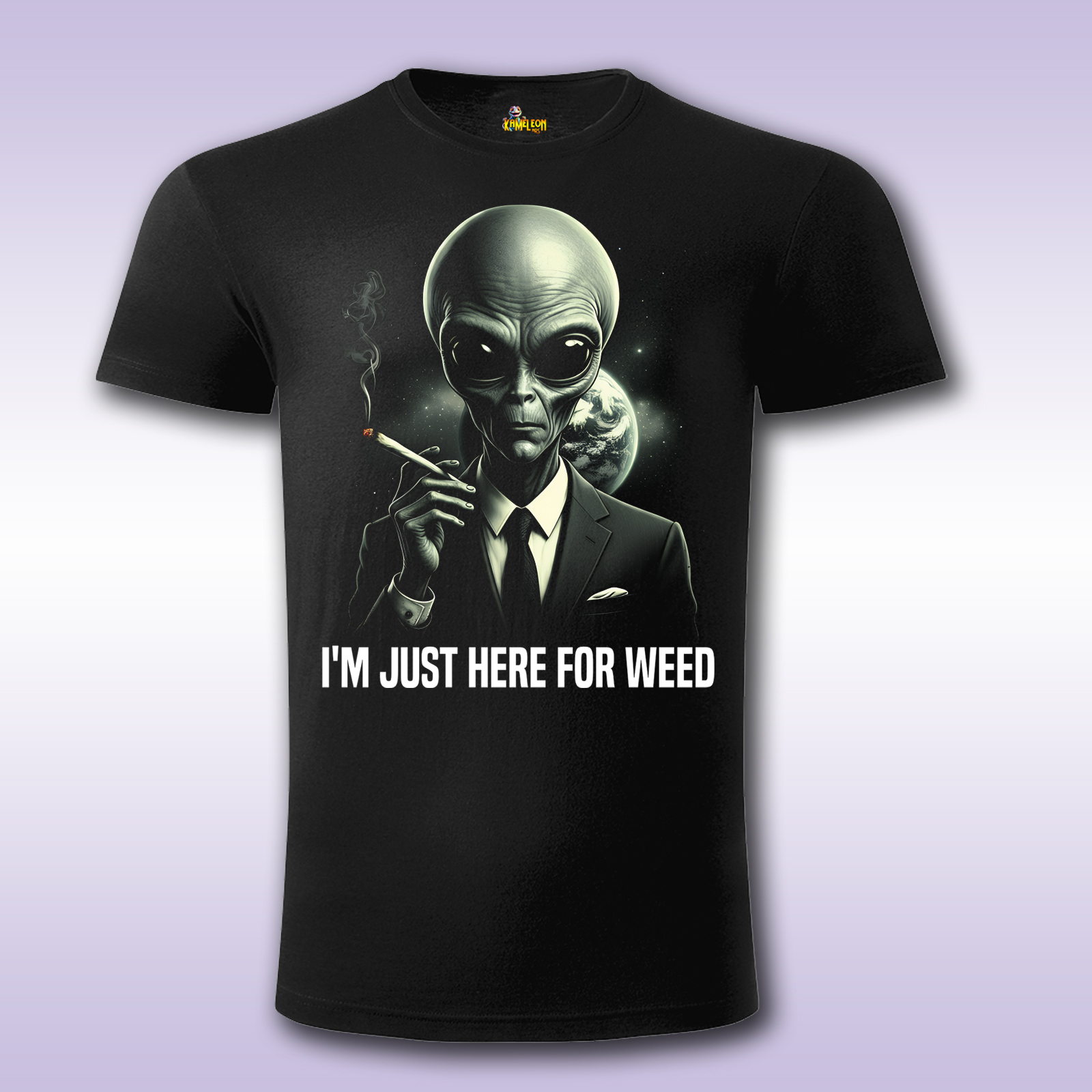 Alien WEED 2 – crna majica Standard sa štampom