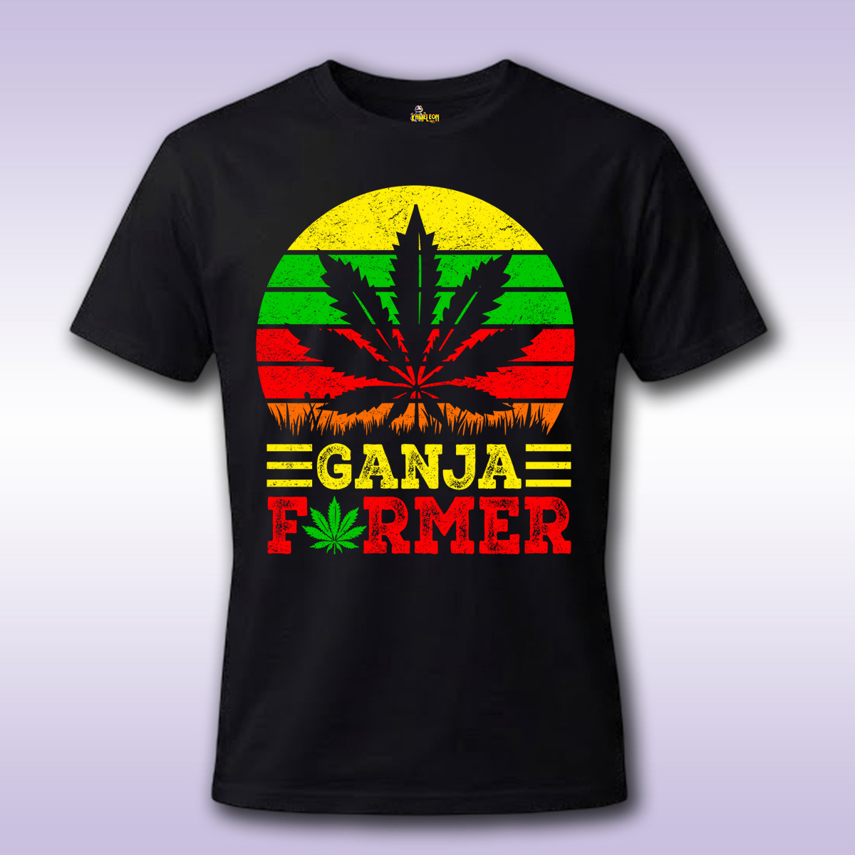 Ganja leaf – majica Economy sa štampom