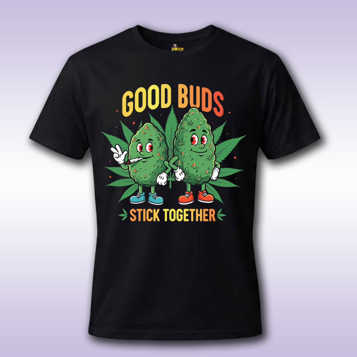 Good buds stick together – majica Economy sa štampom