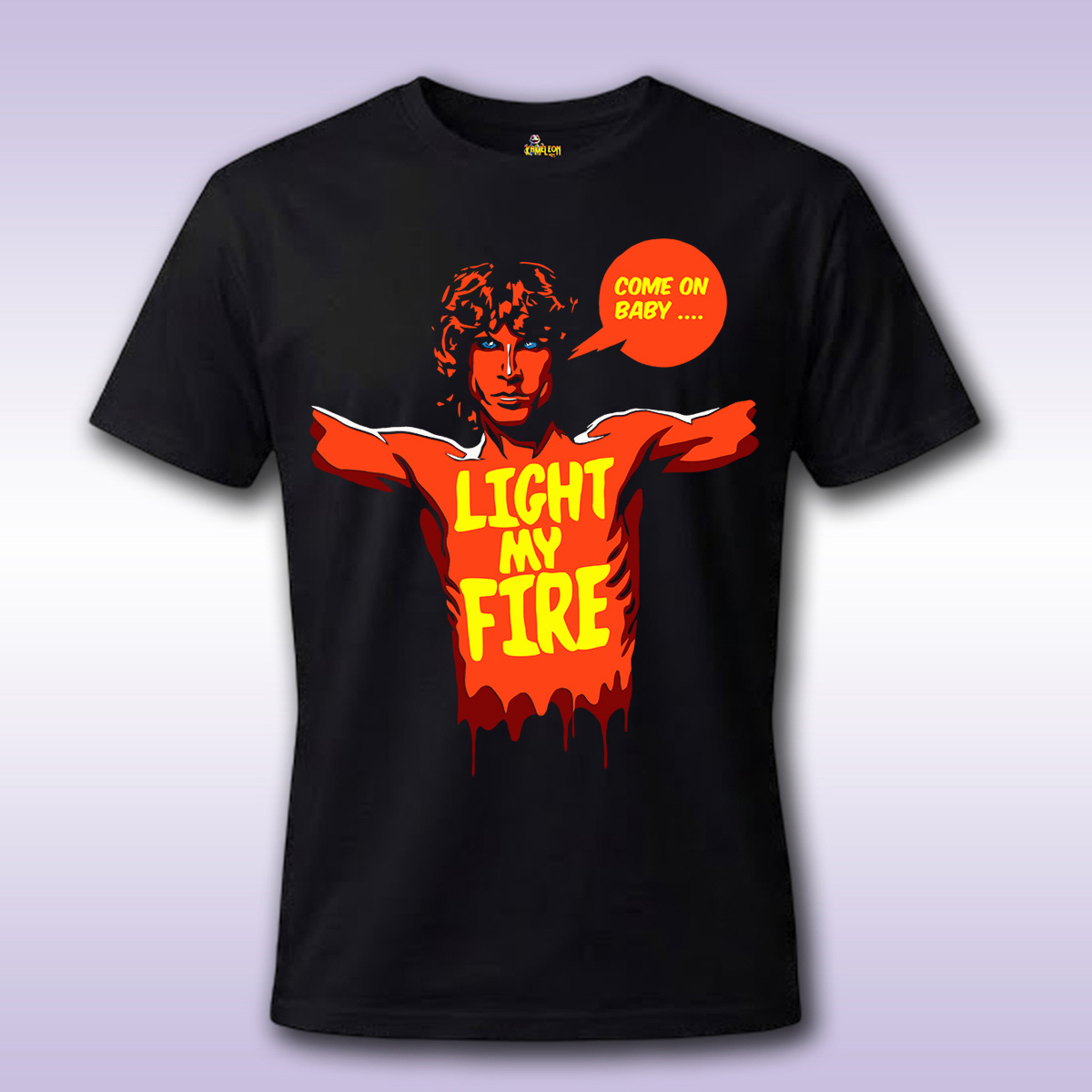 Come on Baby Light My Fire – majica Economy sa štampom