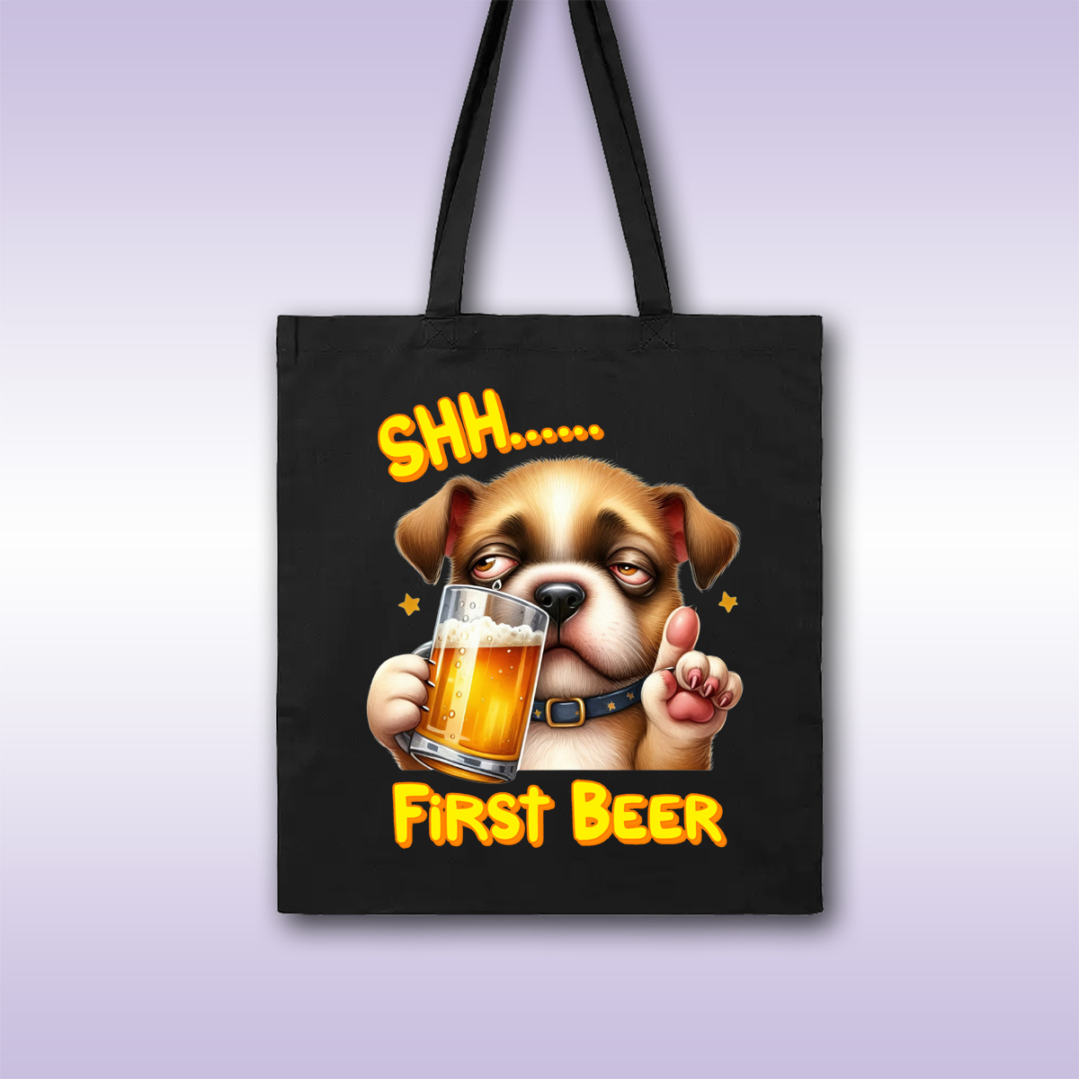 First BEER – DOG – crni ceger sa štampom