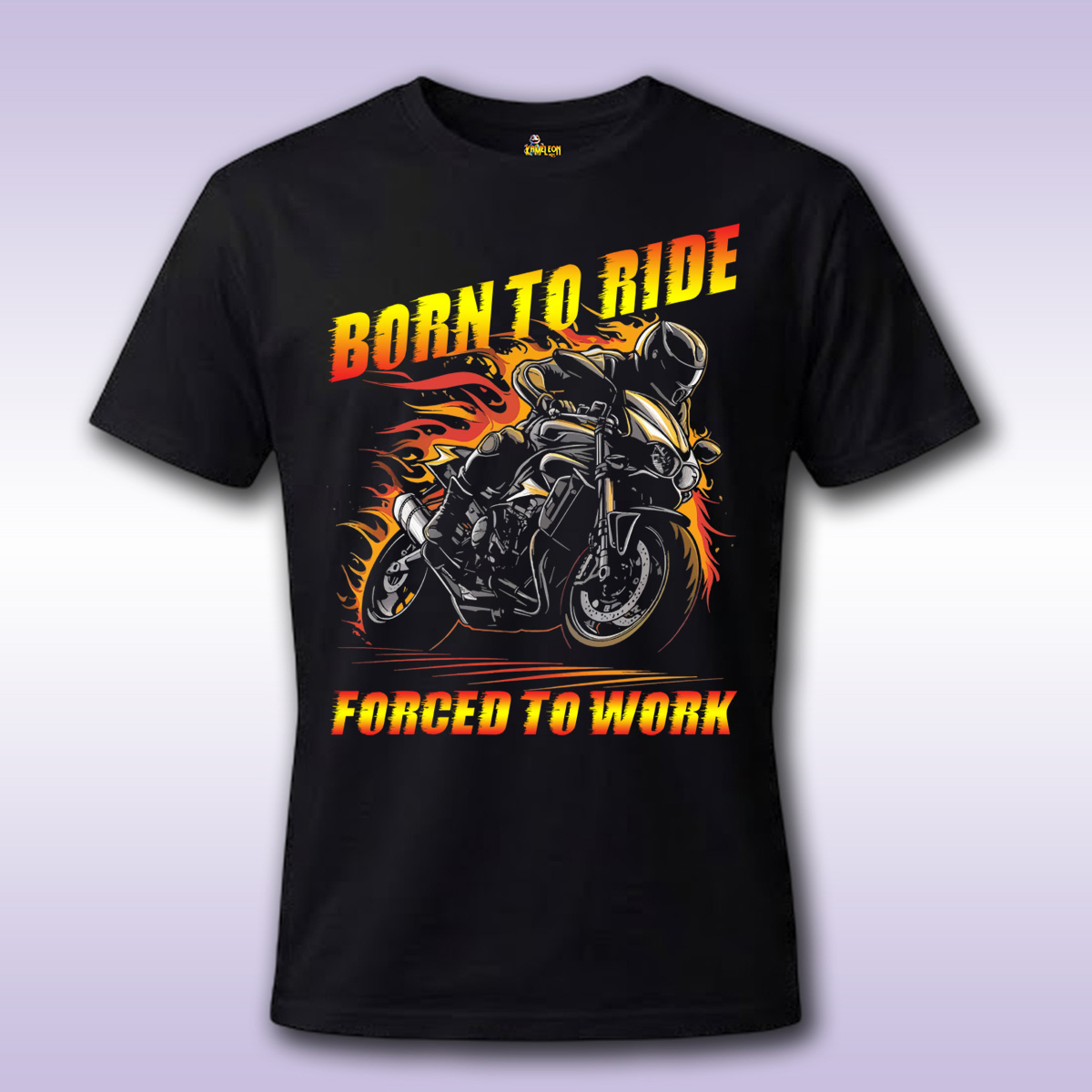 Born to ride – majica Economy sa štampom