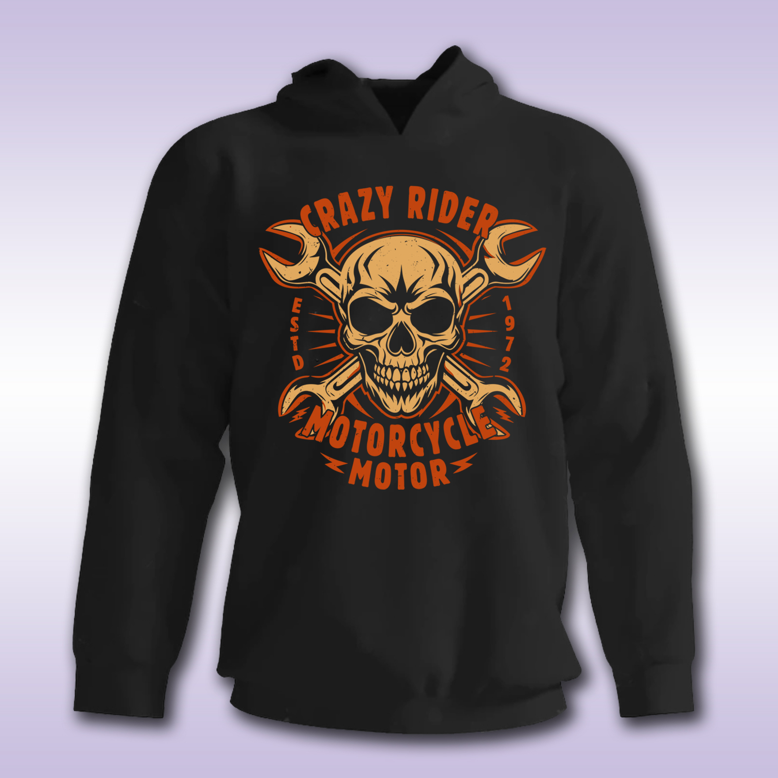 Crazy Rider Motorcycle – duks sa štampom