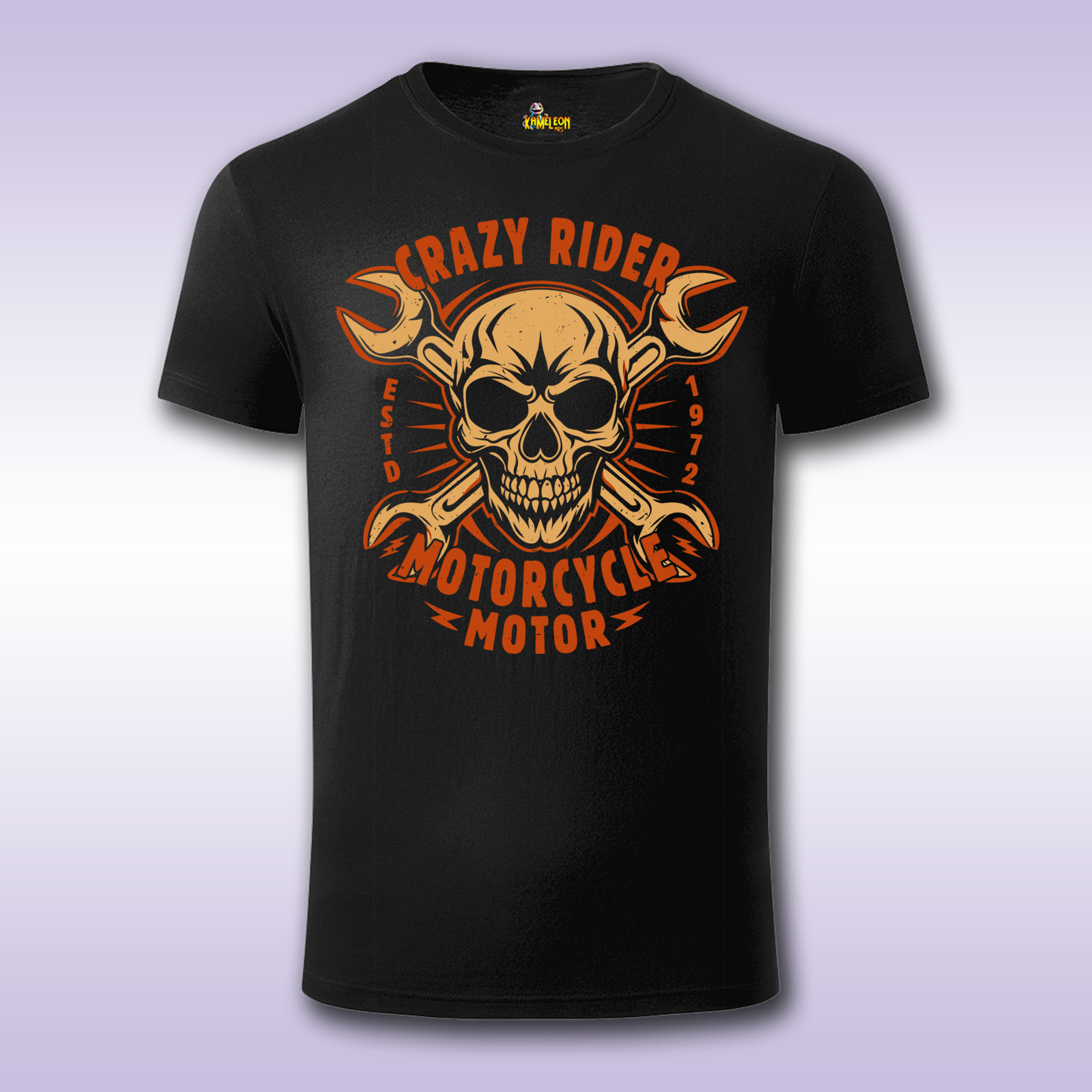 Crazy Rider Motorcycle – majica Fit sa štampom