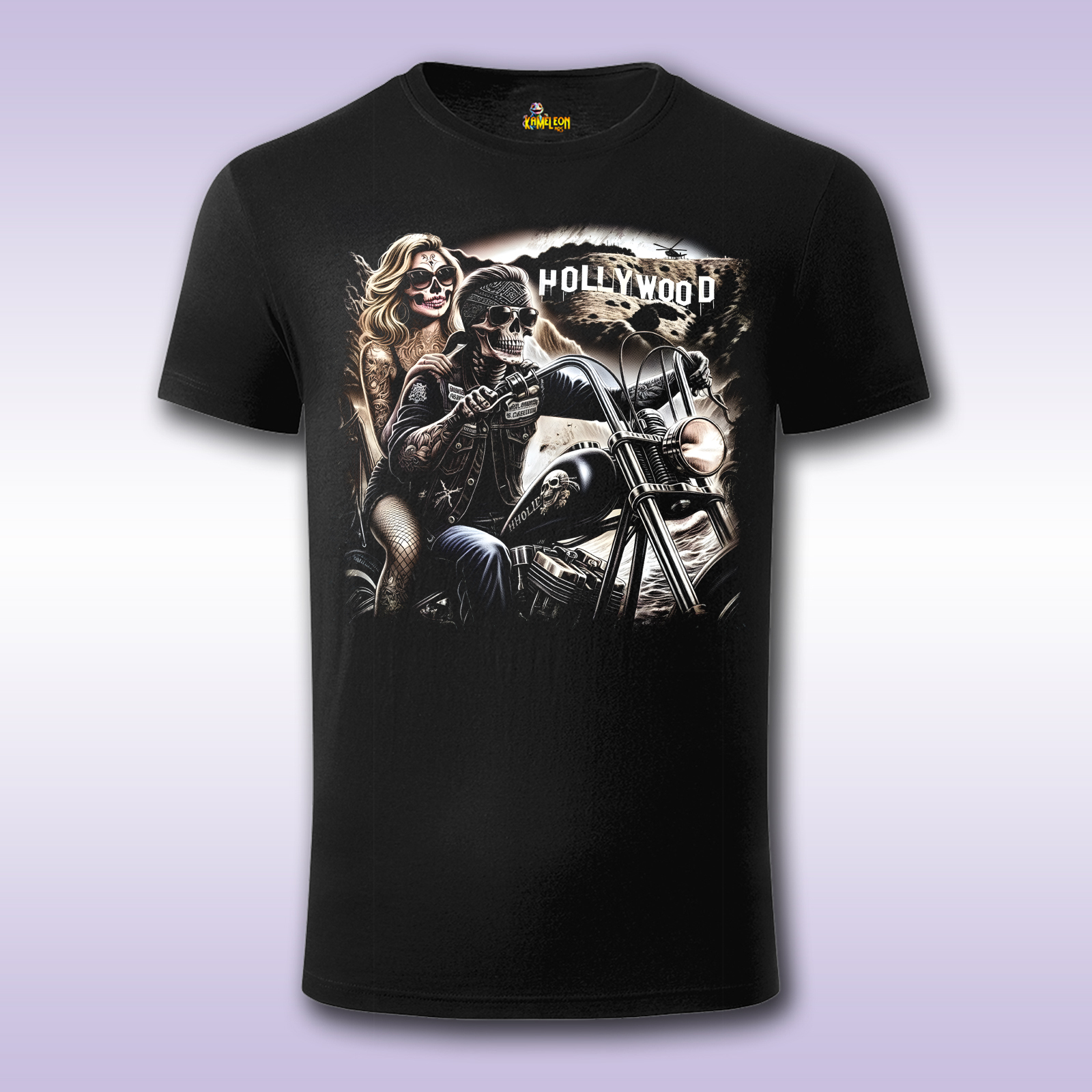Hollywood Bikers – majica Fit sa štampom