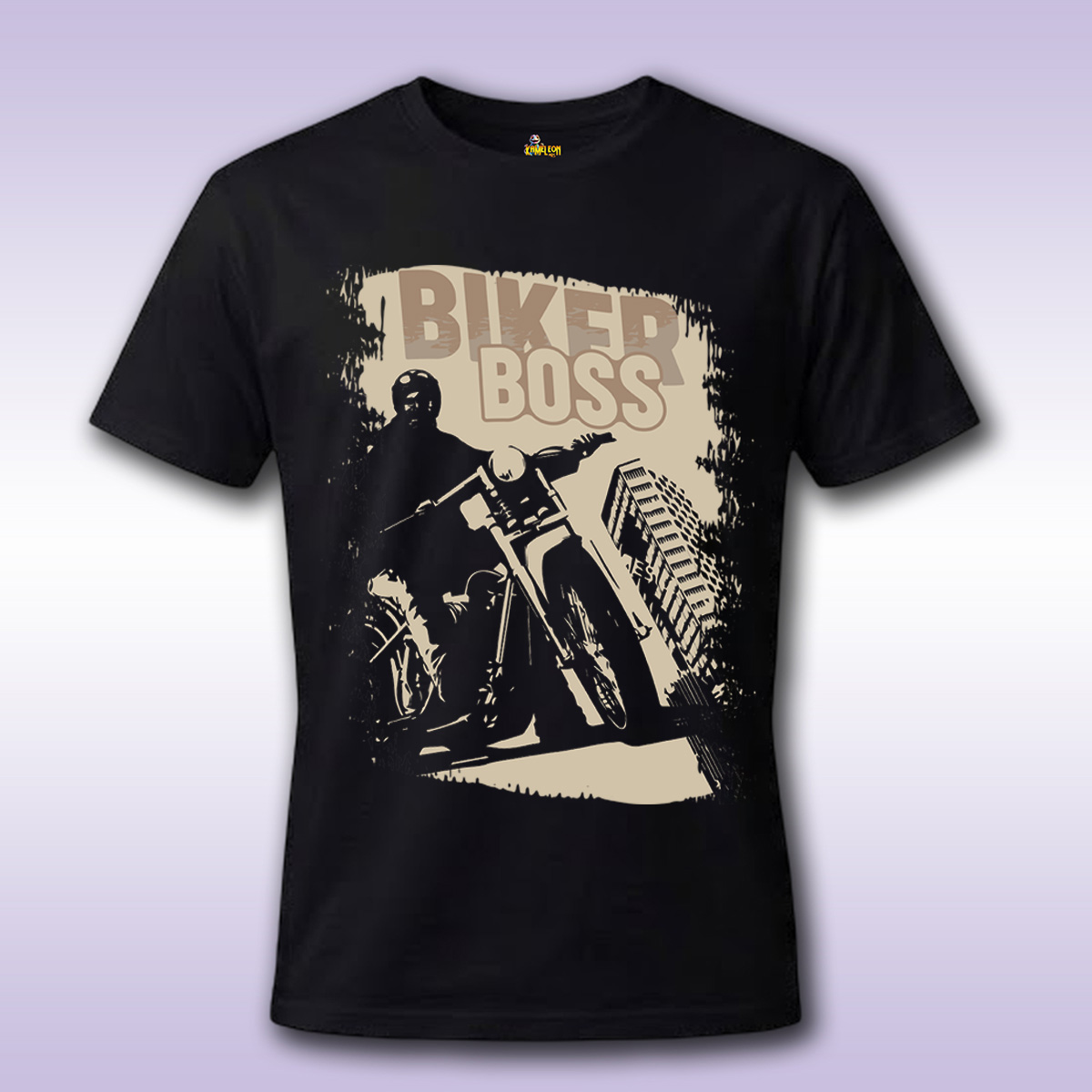 Biker Boss – majica Economy sa štampom