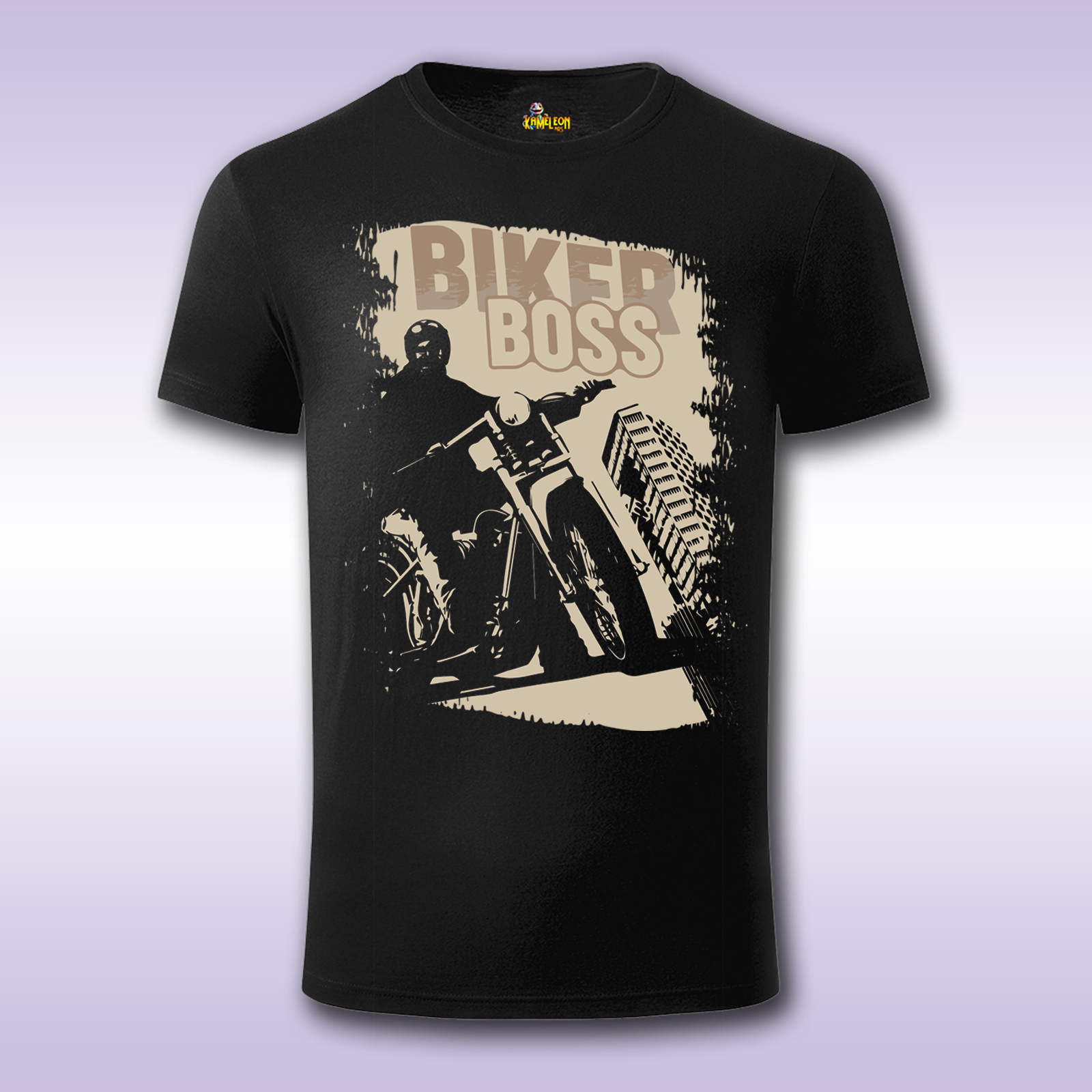 Biker Boss – majica Fit sa štampom