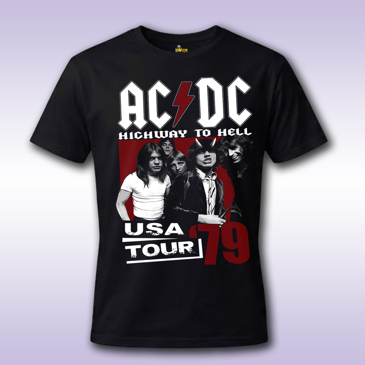 AC/DC Highway USA – majica Economy sa štampom