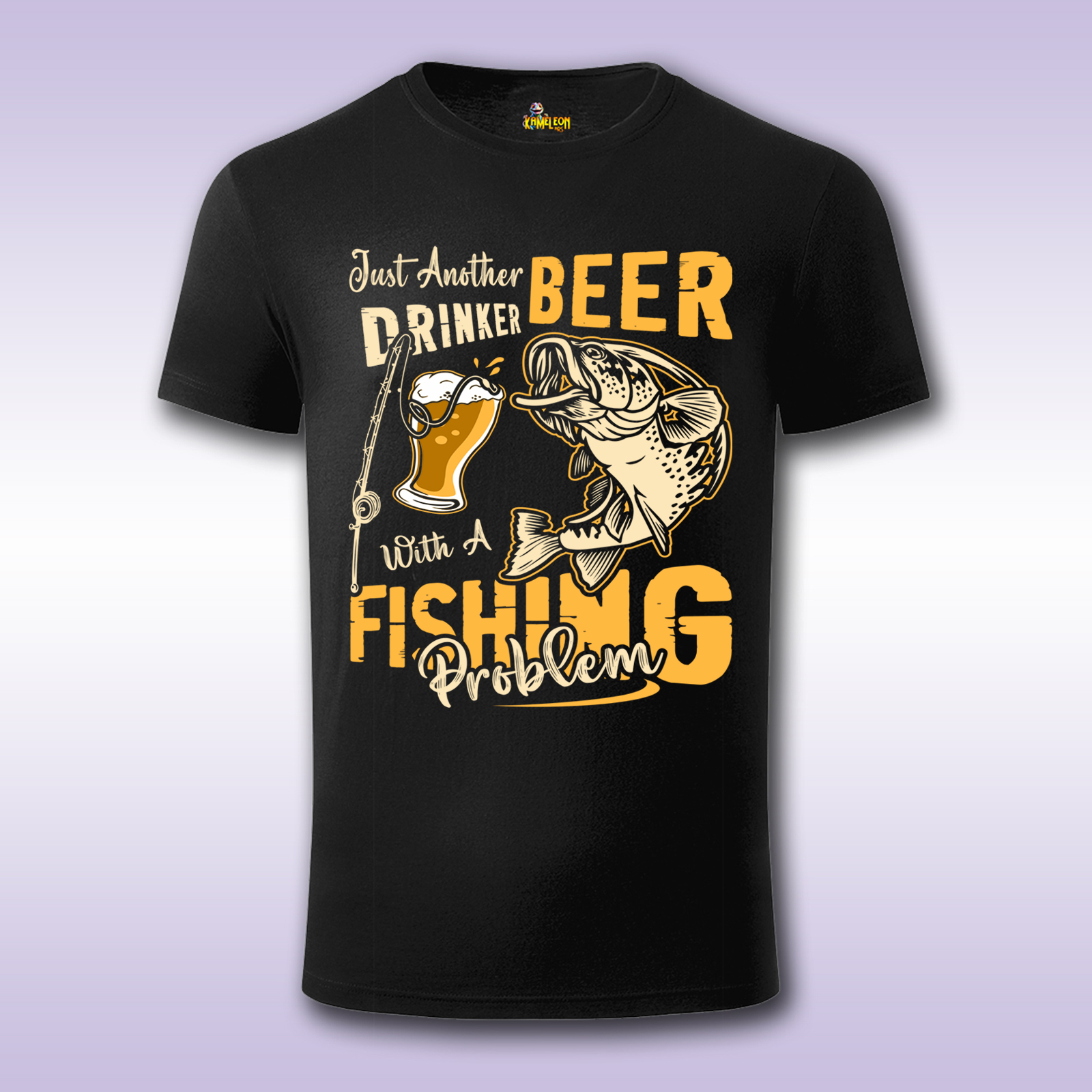 Beer Fishing – majica Fit sa štampom