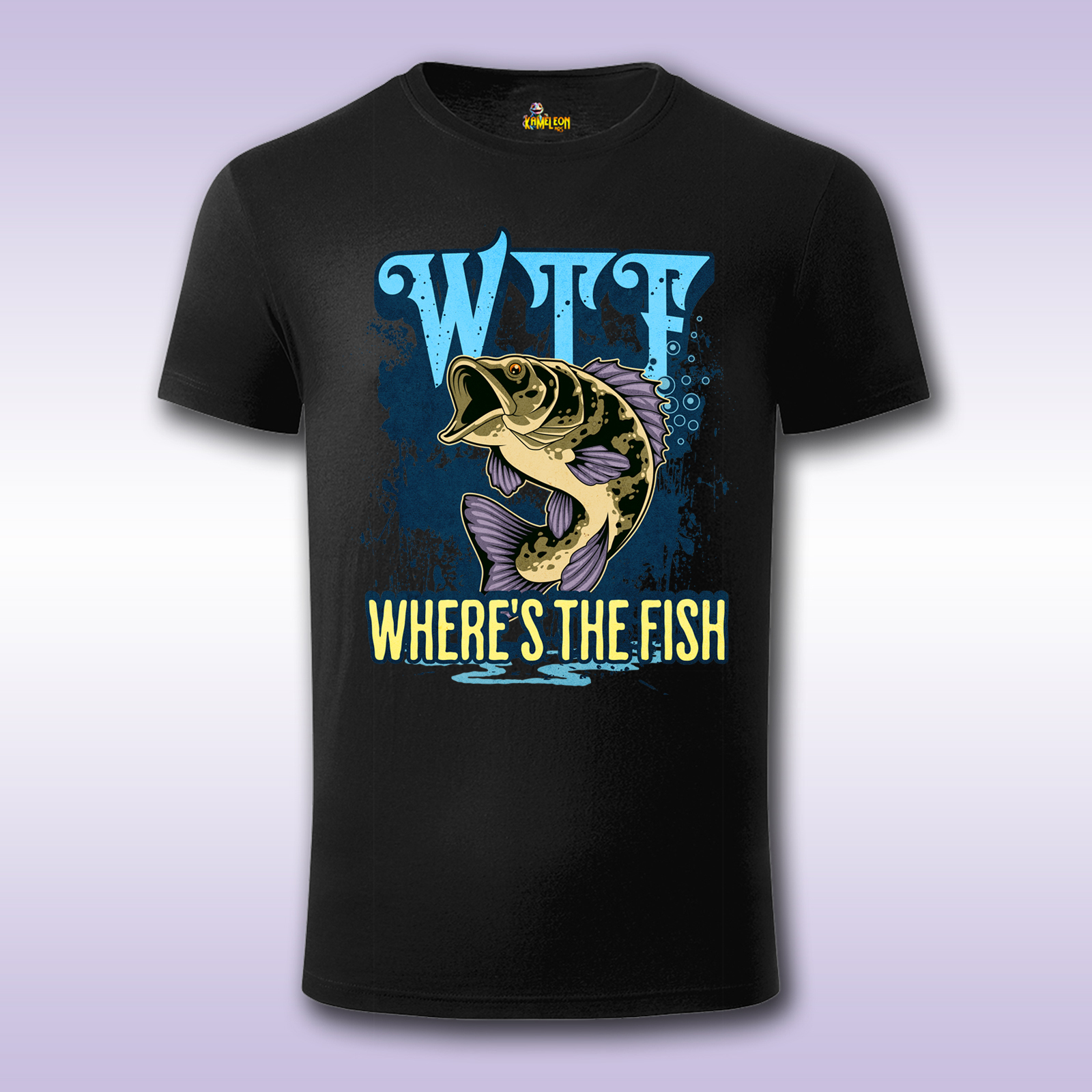 WTF fish – majica Fit sa štampom