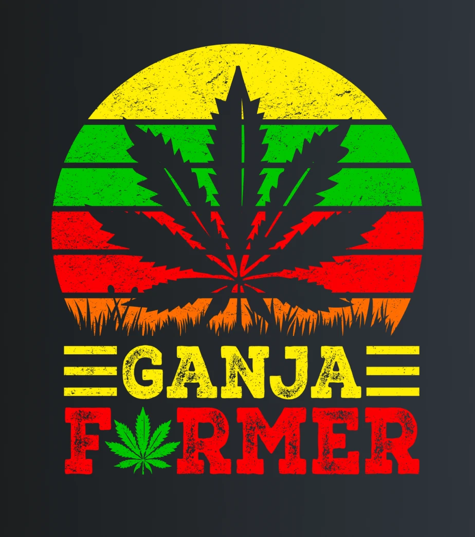Ganja leaf – majica sa štampom