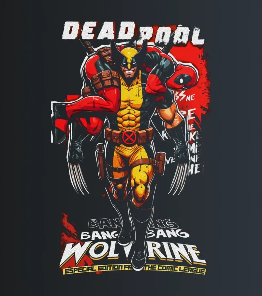 Deadpool Wolverine – majica sa štampom