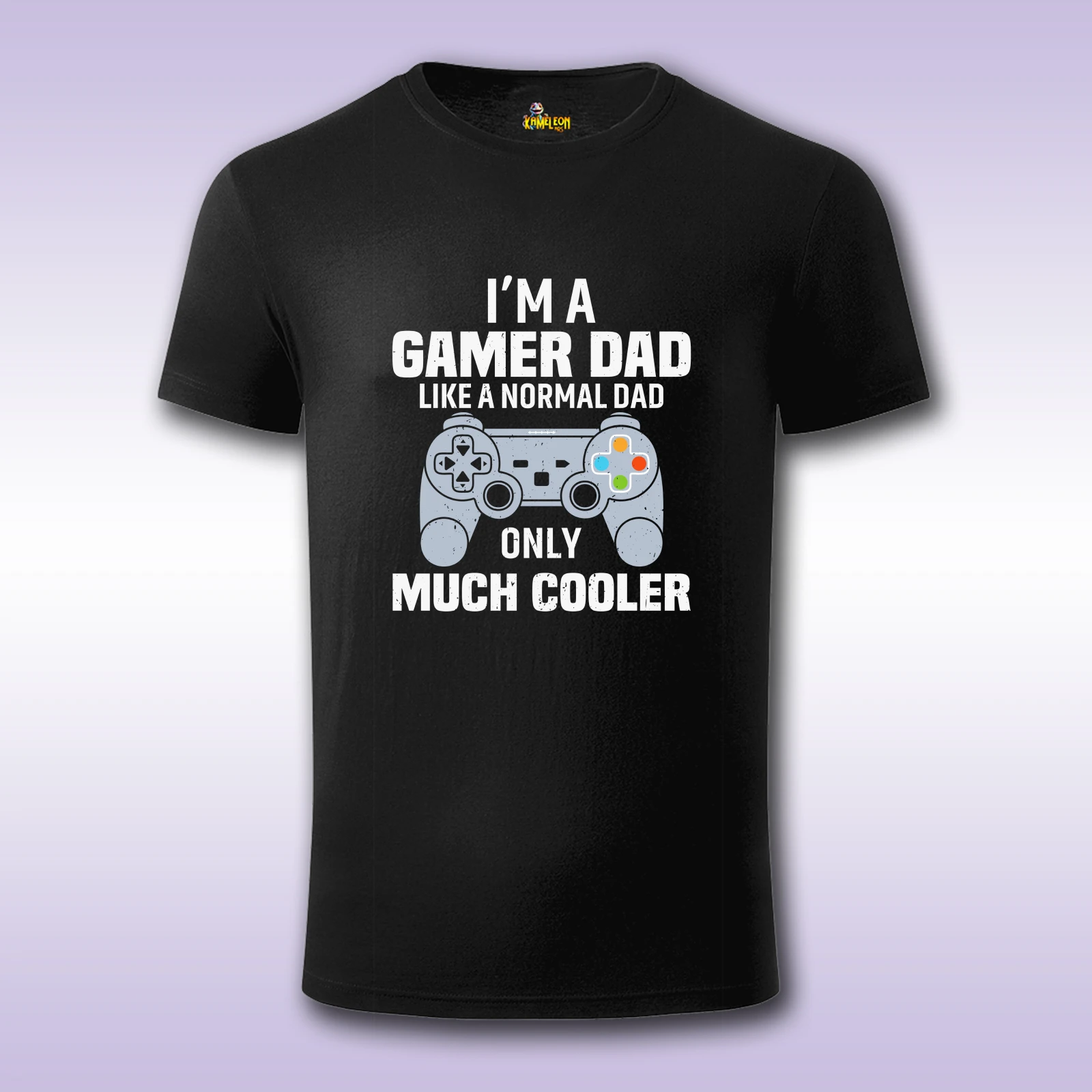 Gamer Dad – crna majica Fit sa štampom