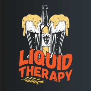 Liquid therapy – majica sa štampom
