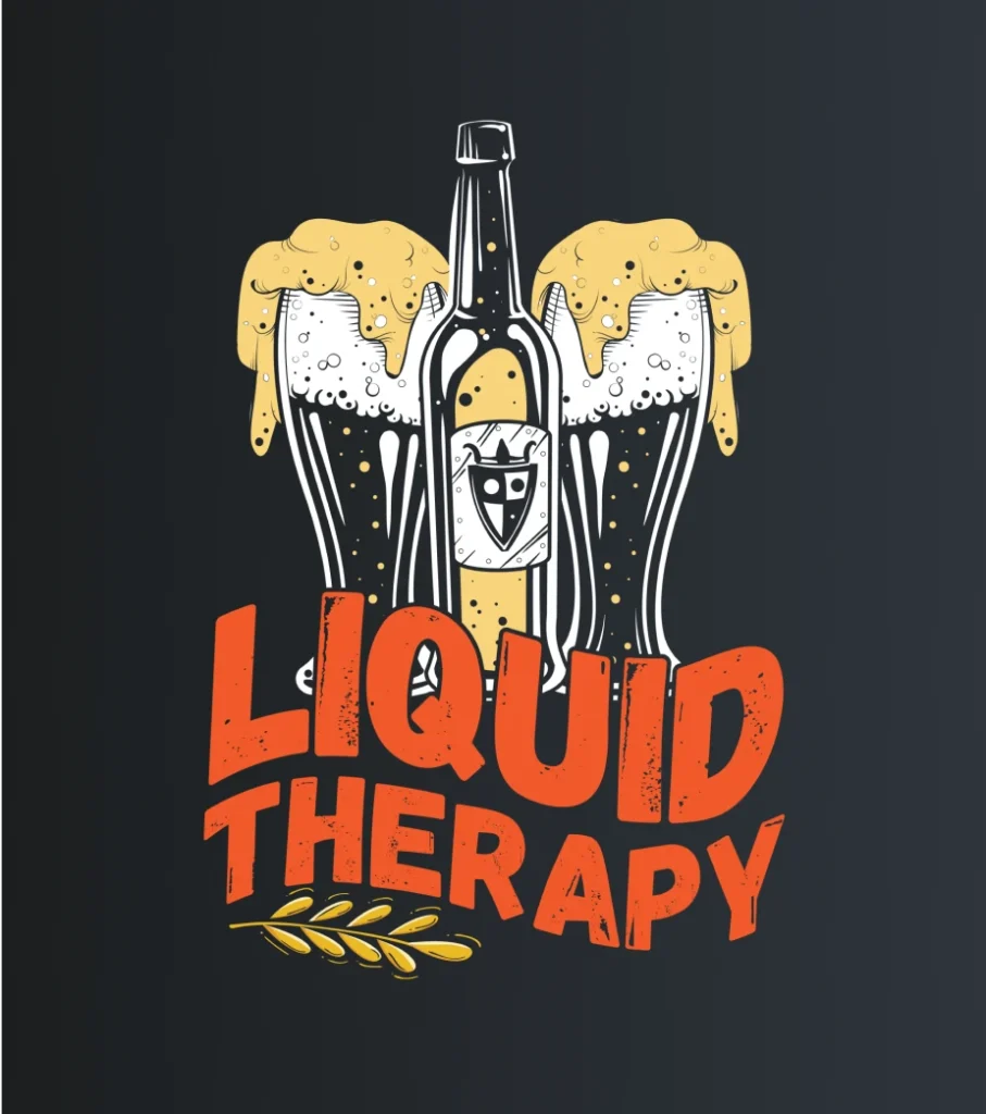 Liquid therapy – majica sa štampom
