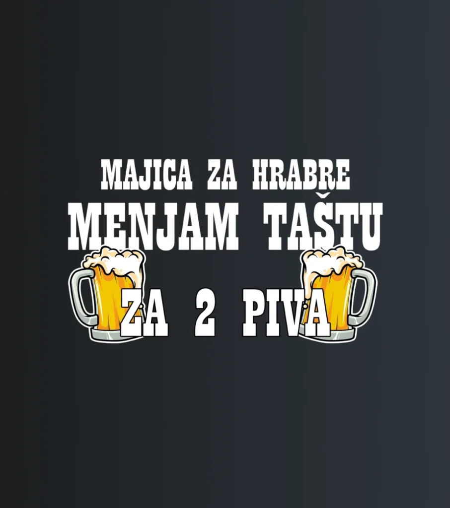 Menjam taštu – majica sa štampom