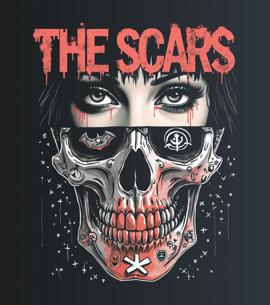 Scars – majica sa štampom