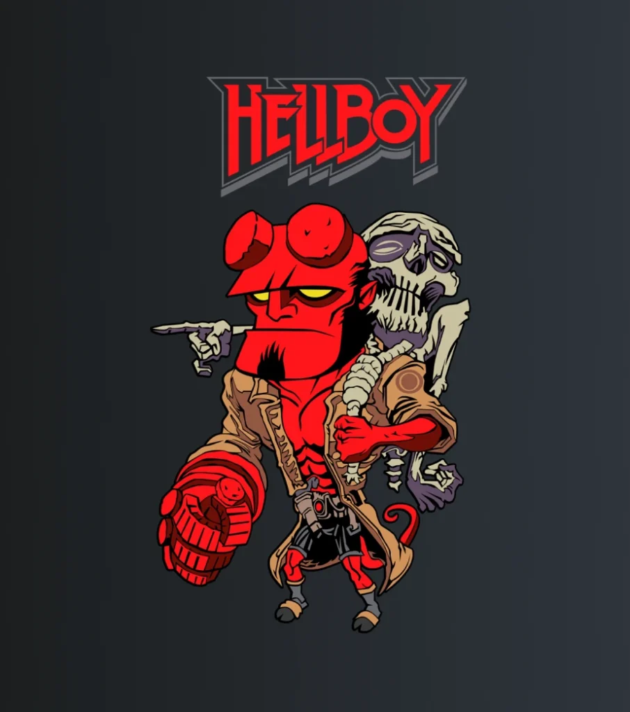 Hellboy – majica sa štampom