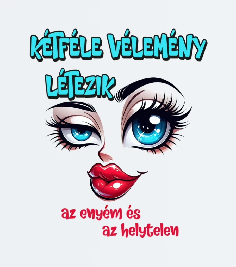 Kétféle vélemény Létezik – majica sa štampom
