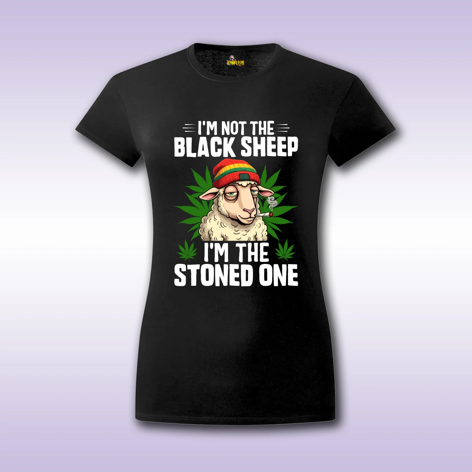 I’m not the black sheep – crna ženska majica sa štampom