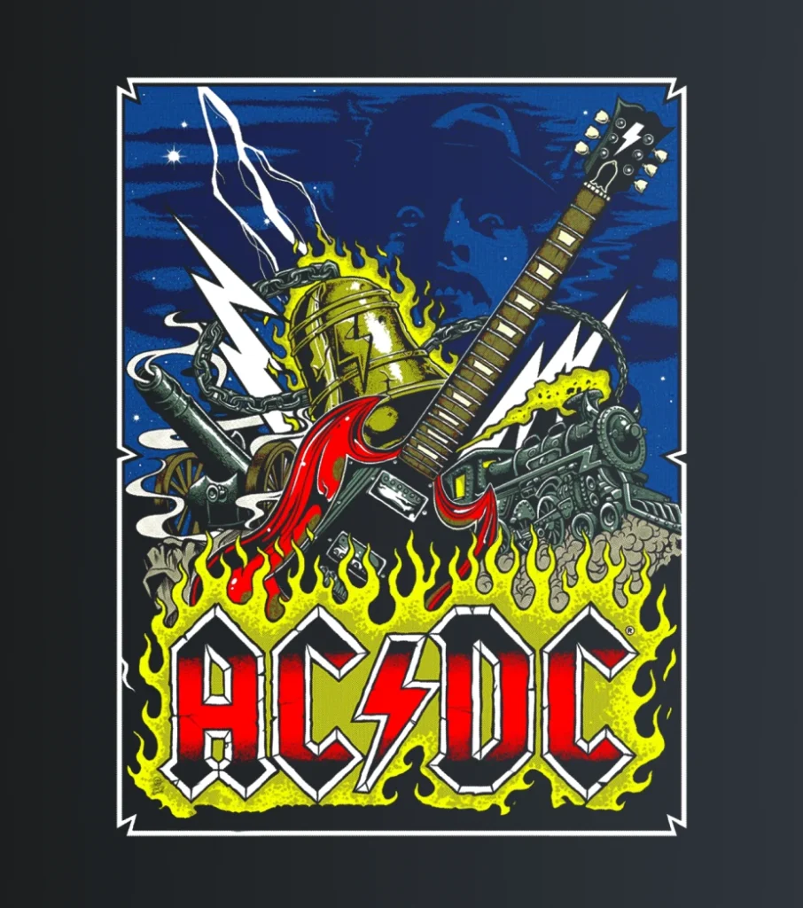 AC/DC 2 – majica sa štampom