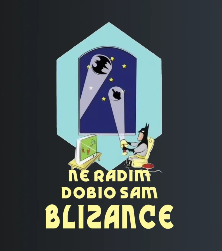 Dobio sam Blizance – majica sa štampom