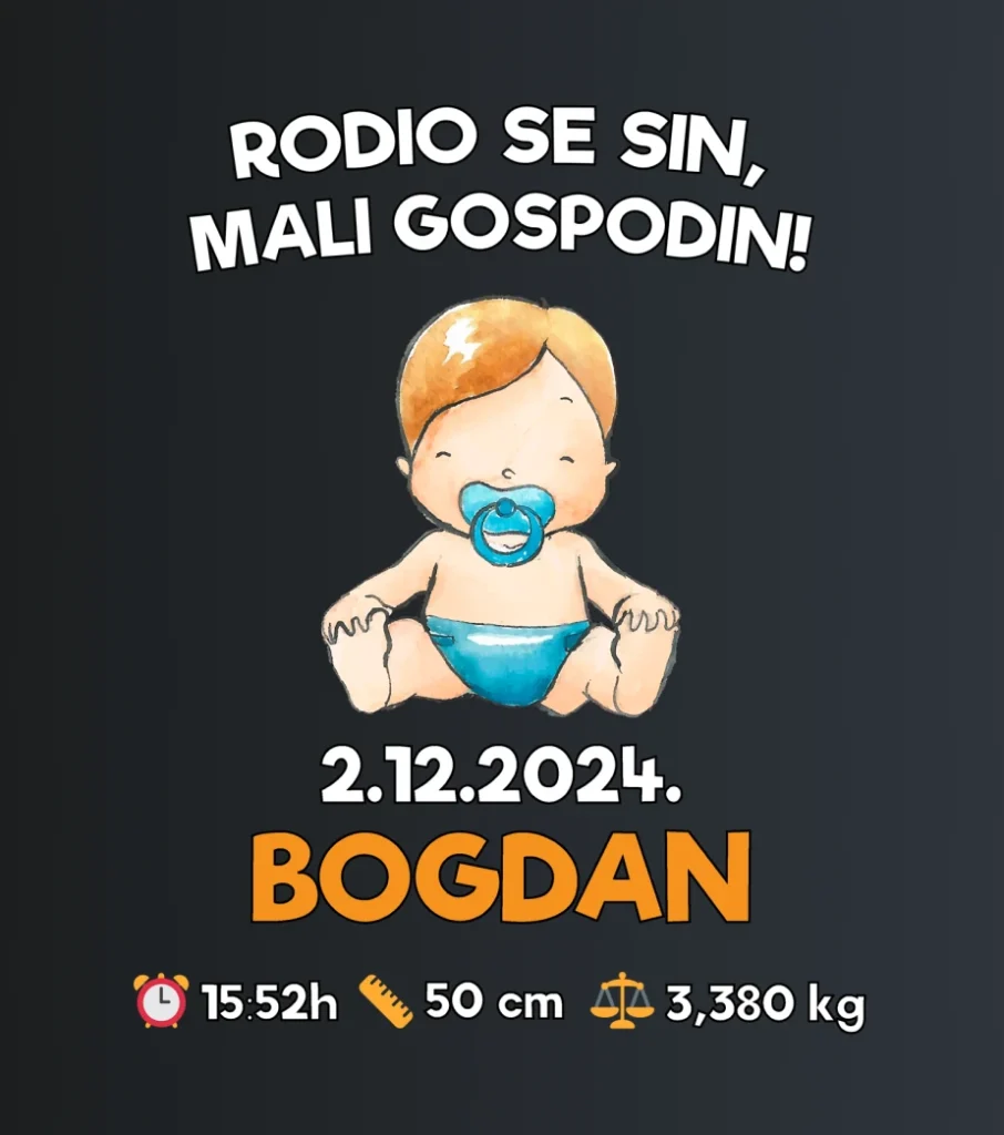 Mali gospodin – majica sa štampom