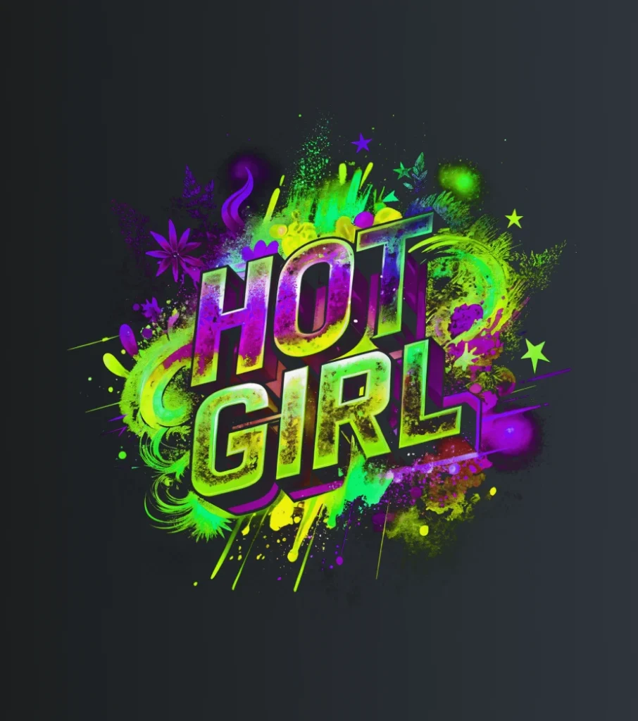 HOT GIRL 2 – majica sa štampom