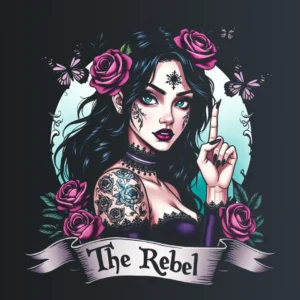 Rebel Girl – majica sa štampom