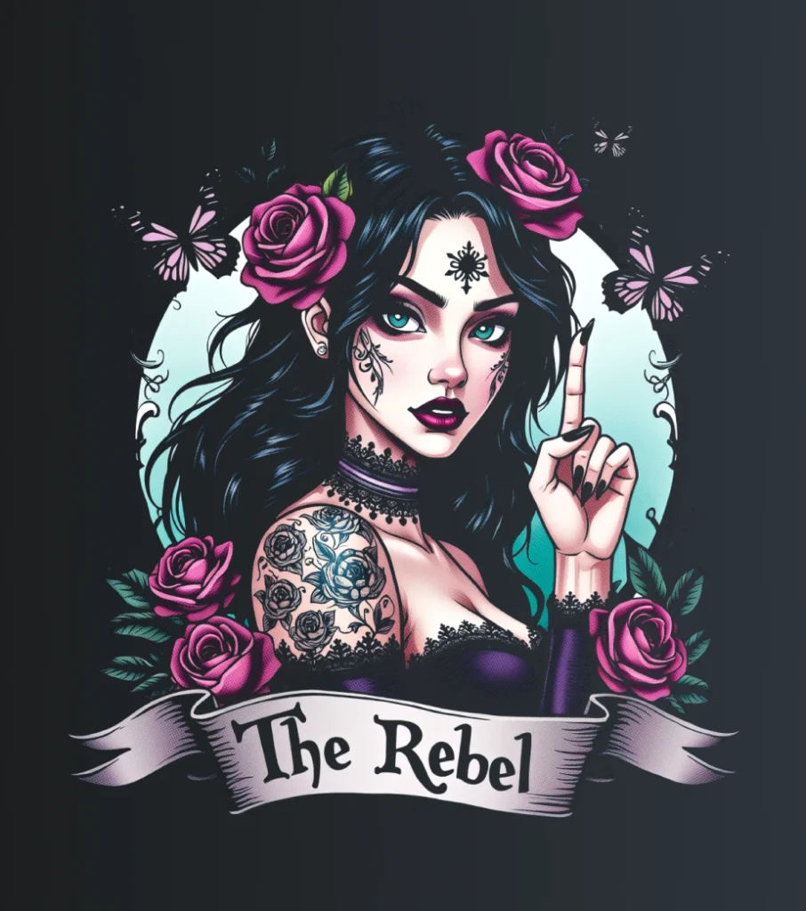 Rebel Girl – majica sa štampom