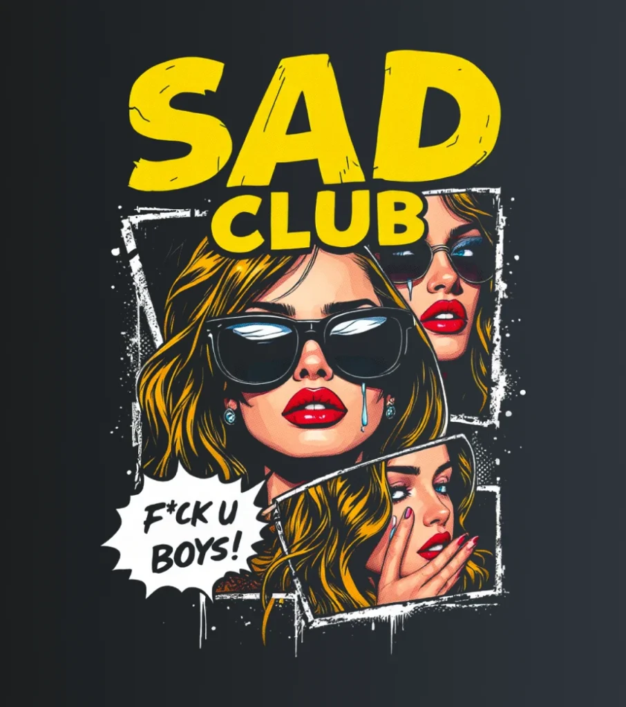 Sad Club – majica sa štampom