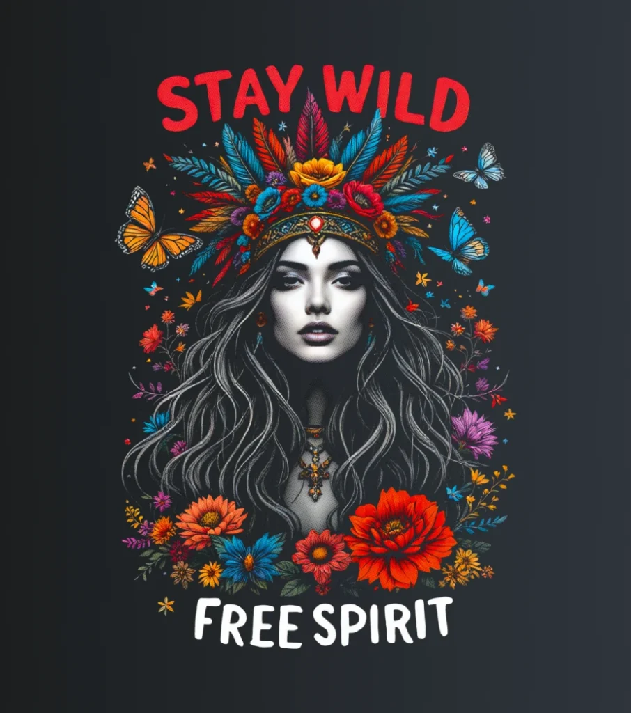Stay Wild – majica sa štampom