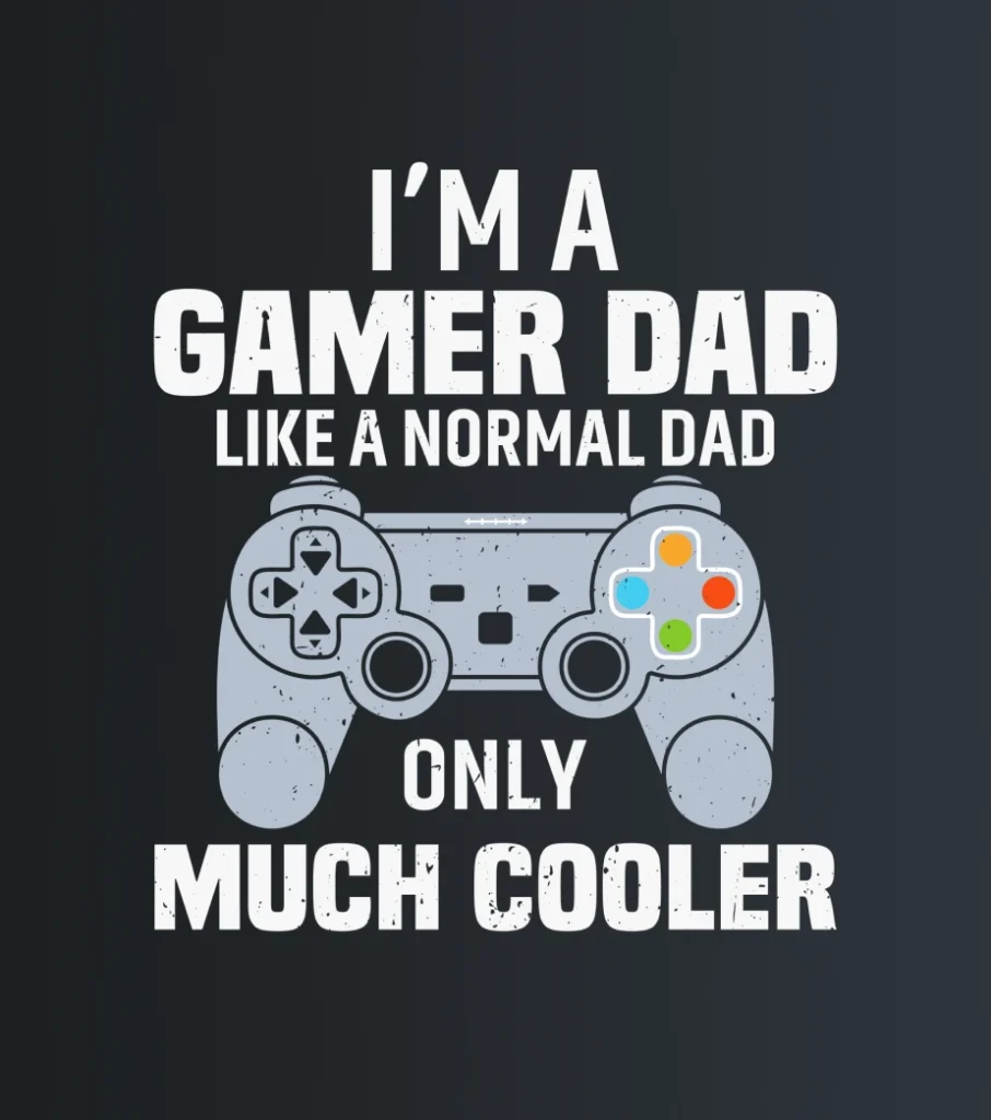 Gamer Dad – majica sa štampom