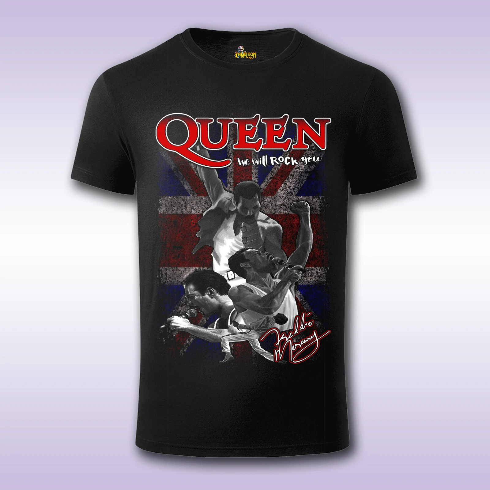 Queen 3 – crna majica Fit sa štampom