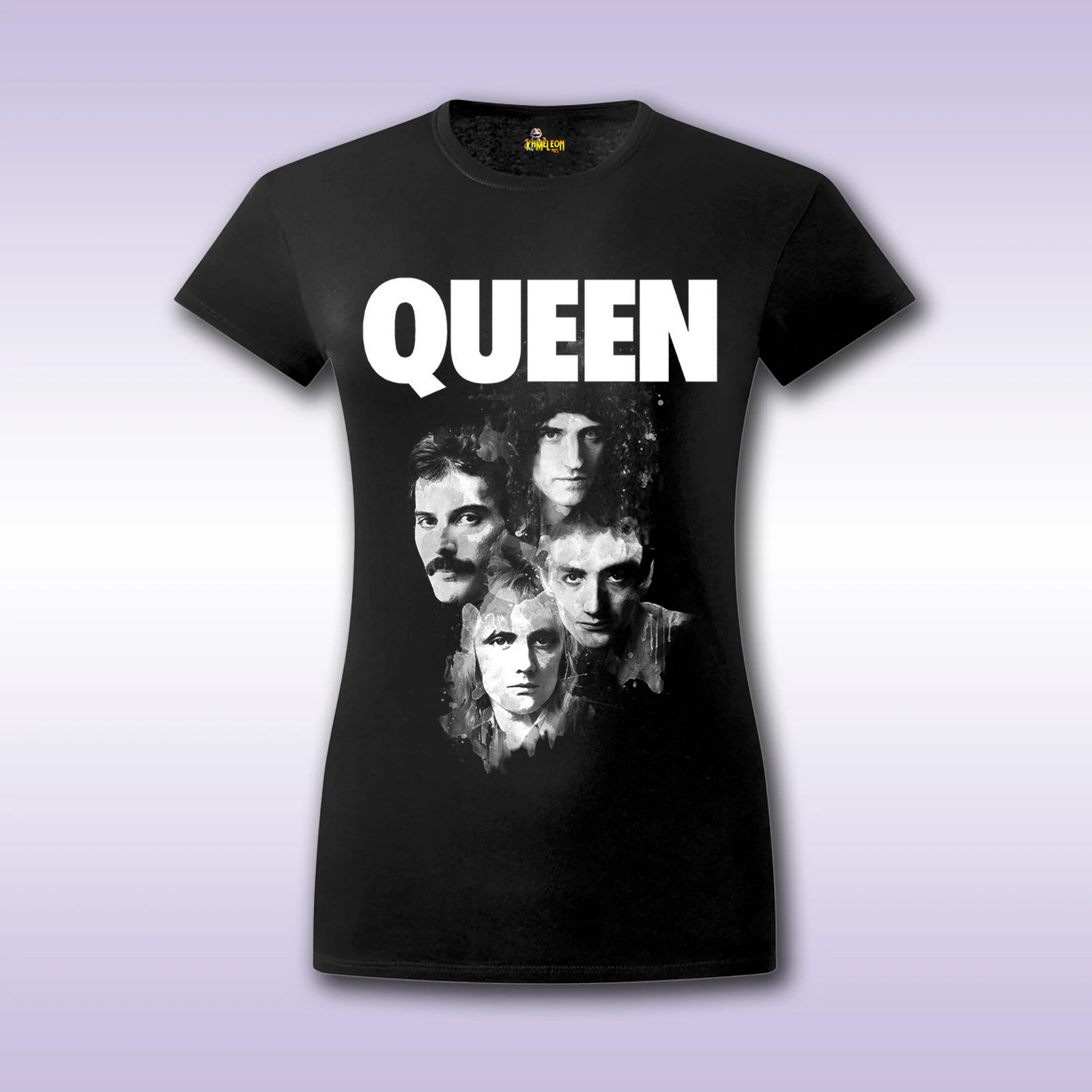 Queen 2 – crna ženska majica sa štampom