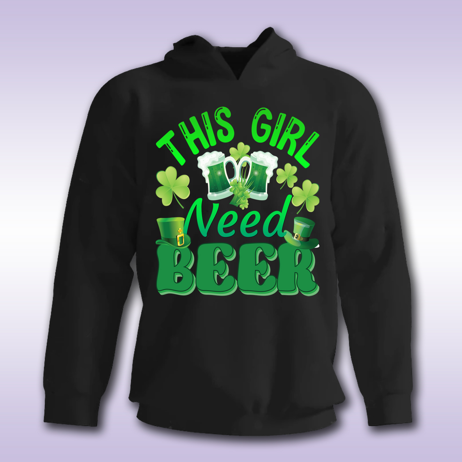 This girl need beer – duks sa štampom