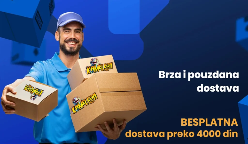 Besplatna dostava za porudžbine preko 4.000 dinara
