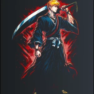 Ichigo Kurosaki – Bleach – majica sa štampom