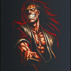Kenpachi Zaraki – Bleach – majica sa štampom