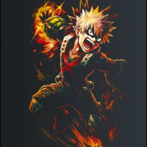 Katsuki Bakugo – My Hero Academia – majica sa štampom