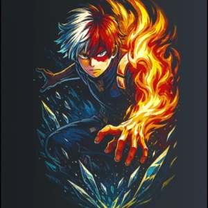Shoto Todoroki 2 – My Hero Academia – majica sa štampom