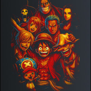 Straw Hat Pirates – One Piece – majica sa štampom