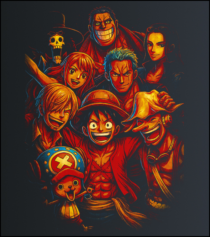 Straw Hat Pirates – One Piece – majica sa štampom