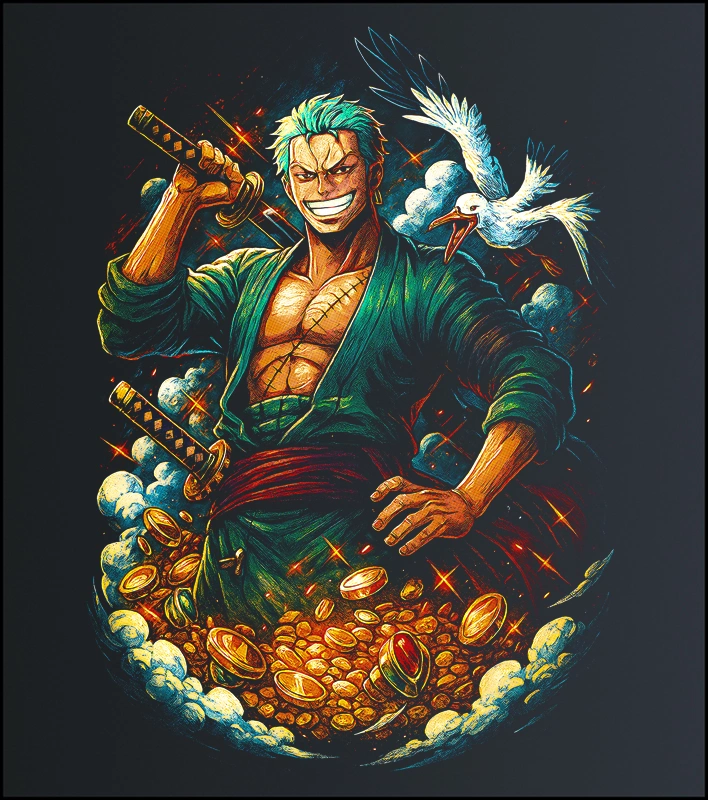 Roronoa Zoro – One Piece – majica sa štampom