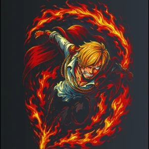 Sanji – One Piece – majica sa štampom