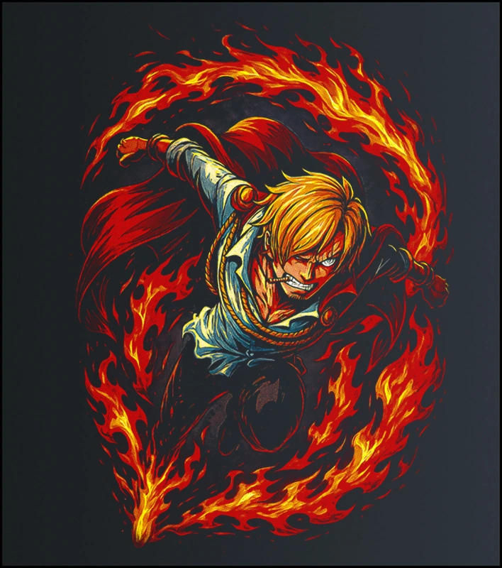 Sanji – One Piece – majica sa štampom