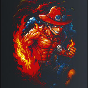 Portgas D. Ace – One Piece – majica sa štampom
