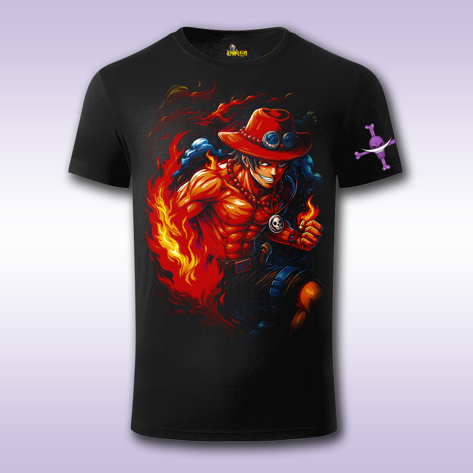 Portgas D. Ace – One Piece – majica Fit sa štampom