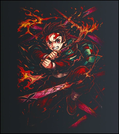 Tanjiro Kamado – Demon Slayer – majica sa štampom